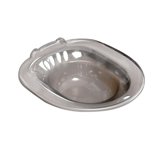 Baño de asiento para personas mayores jinwen Bidé para mujeres Bañera de asiento PP Gris