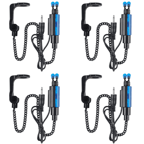 Alarma Mordedura Pesca Colgador Cadena Swinger Indicador Iluminado LED para () Azul