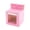Pink, variant on Restaurantware Cupcake Carrier 100 Pack of 3.5 x 3.5 x 3.5 Inches with Window Paper Single Cupcake Box Dessert Packaging Box with Handle for Bakery Transport and Display