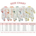 thumbnail image 3 of Baby Sleeping Bag with Legs 2.5 Tog Toddler Muslin Cotton Sleeping Sack with Removable Sleeves Infant Wearable Blankets Autumn Winter Pajama for Toddler Baby Boys Girls,Grey 6-12 Months, 3 of 3