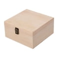 thumbnail image 3 of Contenedor de almacenamiento portátil de forma cuadrada de madera, adorable y práctico. madera 195x195x10cm, 3 of 9