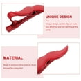 thumbnail image 3 of OULII 1Pcs Practical Mustache Shape Red Metal Tie Clip For Daily Use, 3 of 8