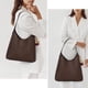 thumbnail image 2 of Bolso Hobo HICARRY de gamuza sintética de piel vegana para mujer, 2 of 6