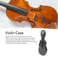 thumbnail image 3 of Estuche Para Violín, Forro De Terciopelo De Cuero Suave, Caja Para Violín Con Cerradura Resistente, Fibra De Carbono Para Violines 1/8, 3 of 7