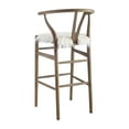 thumbnail image 2 of Linon Ellis Wishbone Bar Stool, 2 of 2