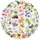 thumbnail image 4 of Pegatinas de vinilo impermeable con plantas y flores, 50 unidades/lote, 4 of 5