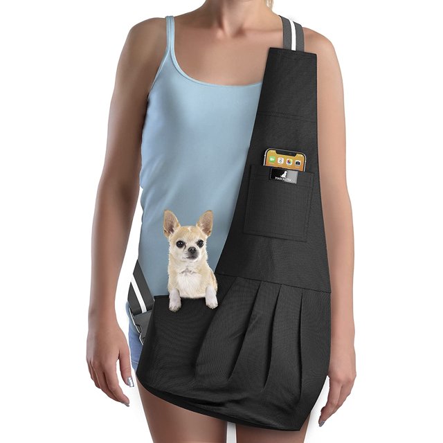 Mascretta Mochila Transportadora para Perros. Sling Pet para Perros y Gatos para Paseos o Viajes Mascretta Mochila para Mascotas