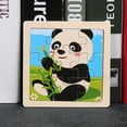 thumbnail image 2 of Rompecabezas De Madera De Nueve Piezas Con Animales De Dibujos Animados Rompecabezas De Madera Para La Educación Temprana De Los Niños Rompecabezas Educativo Juguete De Madera Para Niños De 2 A 5 Añ, 2 of 3
