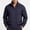 Blue, variant on Men's Nylon Jacket No Hood Lightweight Thin Zip Pockets Solid Color Long Sleeve Athletic Outdoor Casual Commute Windbreaker Coat Outerwear