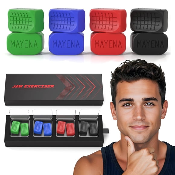 Ejercitador de mandíbula Mayena Sports de silicona con 4 niveles de resistencia