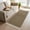 Brown, variant on Bathroom Rug 2'x 3', Burnt Orange Woven Cotton Washable Rug with Tassels, Farmhouse Burlap Solid Orange Color Modern Linen Texture Non Slip Front Door Mat for Entrance, Doorway, Hallway, Laundry Room