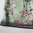 thumbnail image 6 of HOMBOM Womens Tank Tops Summer Chiffon Sleeveless Floral Green Trendy T Shirts for Women, 6 of 8