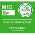 thumbnail image 3 of chamberlain c410 durable chain drive garage door opener with med lifting power, pewter, 3 of 8