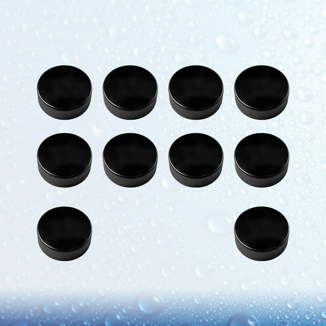 WASHWEPE 10 Pcs Rondelle de Hockey Entraînement Caoutchouc Noir pour Enfants de Plus de 8 Ans