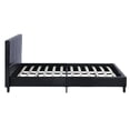 thumbnail image 2 of HAOAN Simple PU bed frame black twin, 2 of 5