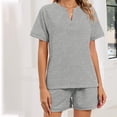 thumbnail image 5 of Womens 2 Piece Short Sets Spring 2026 Matching Travel Vacation Beach Outfits Sweatsuit Pocket, 5 of 6