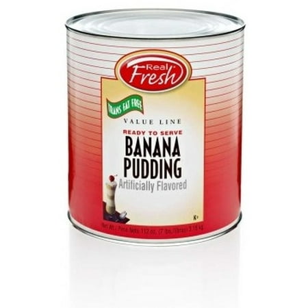 Real Fresh Trans Fat Free Banana Pudding 7 lb (6 (Best Banana Pudding In Dallas)