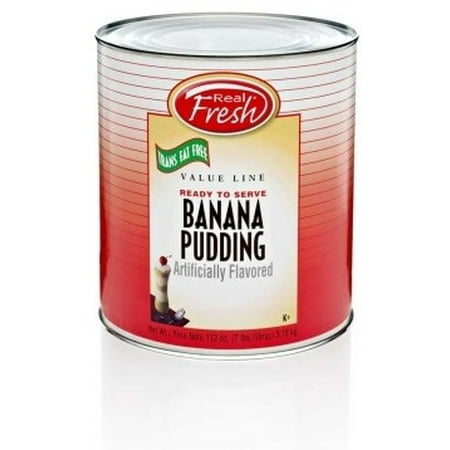 - Real Fresh Trans Fat Free Banana Pudding 7 lb (6 Count)