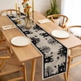 thumbnail image 3 of Halloween Table Runner - 60 Inch Long, Kitchen Dining Table Runner Dresser Scarves, Horror Pumpkins Halloween Witch Bat Castle Farmhouse Decor for Coffee Tables Wedding Party Banquet, 3 of 8