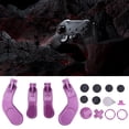thumbnail image 4 of Accesorios del controlador Accesorios de controlador de palancas de pulgar de metal 18 en 1 para Xbox One Elite 2 (púrpura), 4 of 9