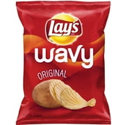Lay's Wavy Original Potato Chips, 8 Oz.