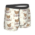 thumbnail image 2 of KLL Flower Chicken Men's Cotton Boxer Briefs Underwear-Large, 2 of 8