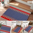 thumbnail image 5 of Independence Day Entryway Rug 2'x3'&nbsp; Non Slip Front Door Mats, 4th of July Star Blue Red Striped Entrance Rugs Indoor Outdoor Carpet, Washable Floor Mats Small Area Rug for Bedroom Kitchen, 5 of 8