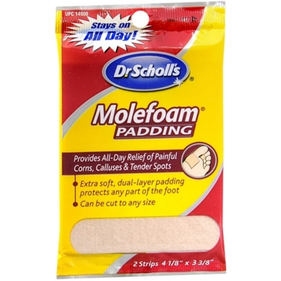 Dr. Scholl's Molefoam Padding 2 Each (Pack of 2)