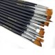 thumbnail image 2 of Teissuly 12x Nylon Hair Paint Brush Set Artist Watercolor Acrylic Oil Painting Supplies Teissuly WER202312026874, 2 of 3