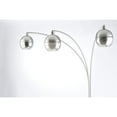 thumbnail image 3 of NOVA OF CALIFORNIA Orson 3 Light Arc Floor Lamp - 84″, Matte Black, Brushed Nickel, 3 of 7