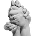 thumbnail image 3 of Christmas Decorations Diy Keepsake Hands Casting Kit Large | Diy Plaster Statue Molding Kit Hand Holding, 3 of 7