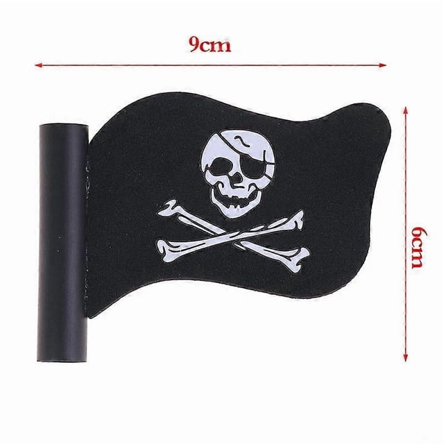 Fit Car Antenna Ball Jolly Pirate Flag Car Topper Aerial Decor Auto Exterior
