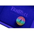 thumbnail image 3 of Juegos de dados metálicos Fanroll Metal D20 Spinner: Arco iris incendiado, 3 of 4