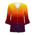 thumbnail image 4 of QUYUON Women Cardigan Deals Long Sleeve Long Sweater Cardigan Women Polyester Womens Cardigan Cardigan Jacket Style Q-355 Fall Cardigan Sweater Outerwear Coat Yellow M, 4 of 5