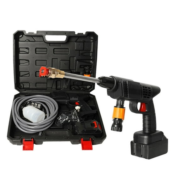 High Strength Wireless Portable High Pressure Washer With 8106 High-Pressure Gun, Multi-Function Water Sprayer For Car & Home Cleaning, Lithium Battery-Powered (24Hv) With 5