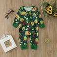 thumbnail image 2 of Toddler Baby Rompers Bodysuit Boys Girls Long Sleeve Cartoon Prints Pullover Romper Jumpsuit Clothes Toddler Girls Cotton Bodysuits Comfy Outfits, 2 of 5