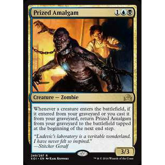 MtG Shadows Over Innistrad Rare Prized Amalgam (FOIL) #249