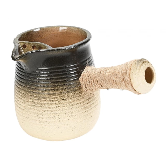 Tetera de 550 ml con filtro de té, tetera de hojas sueltas duradera, teteras reutilizables para negro beis