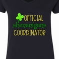 thumbnail image 4 of Inktastic Official Shenanigans Coordinator St. Patrick's Day Women's V-Neck T-Shirt, 4 of 5