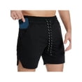 thumbnail image 4 of Franhais Men Casual Sports Shorts, Quick-drying Solid Color Running Training Fitness Short Pants with Pockets, 4 of 6
