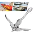 thumbnail image 4 of Folding Grapnel, Marine Anchor Rustproof 1.5kg/3.31lb Universal Heavy Duty Secure With 20m Rope For Ships, 4 of 8