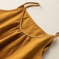 thumbnail image 3 of Women Summer Suspenders Vest Linen Solid Color Breathable Literary Retro Outdoor Wear, 3 of 3