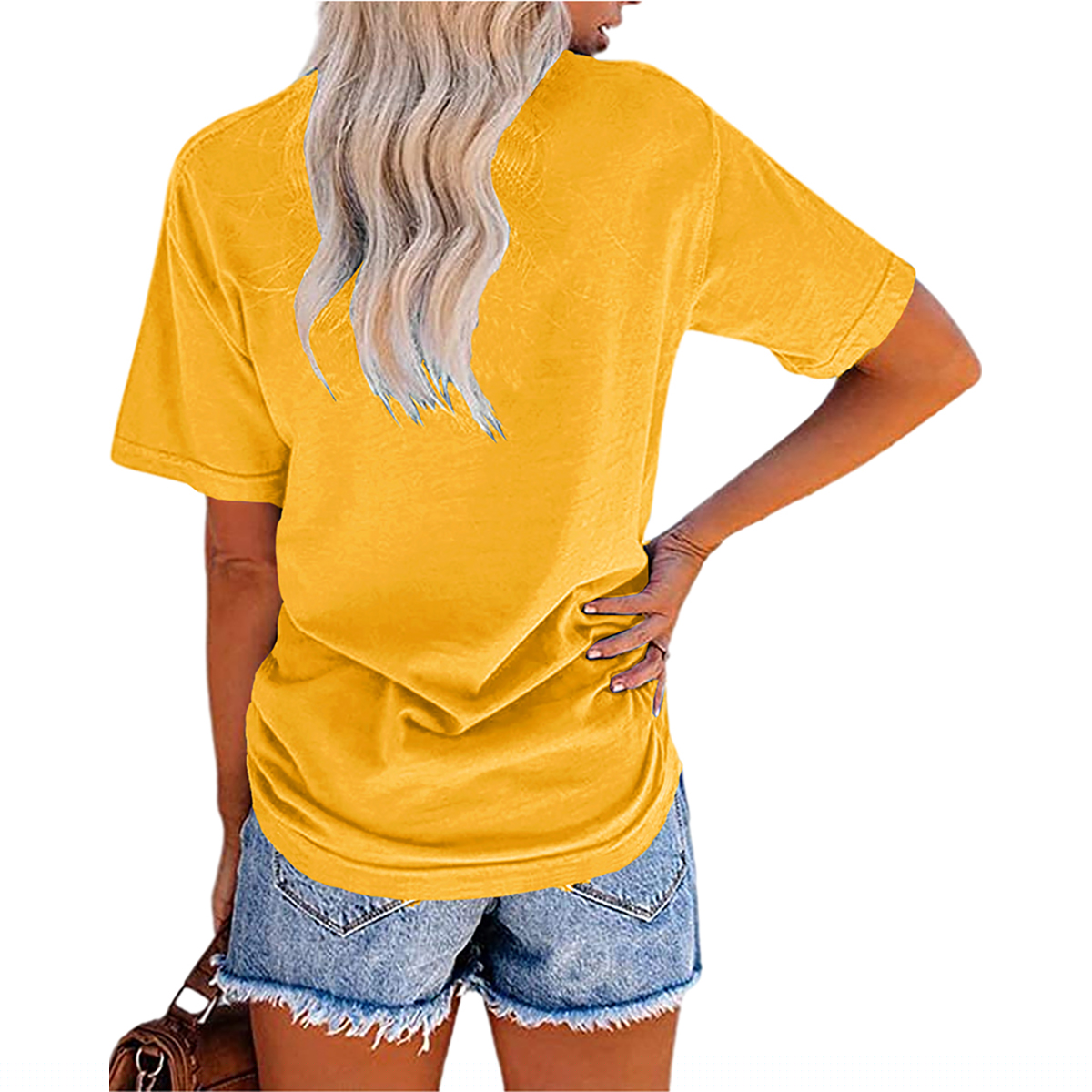 thumbnail image 2 of Langwyqu Womens Cute Sunflower Graphic Printed Tee Vintage Short Sleeve Tops, 2 of 2