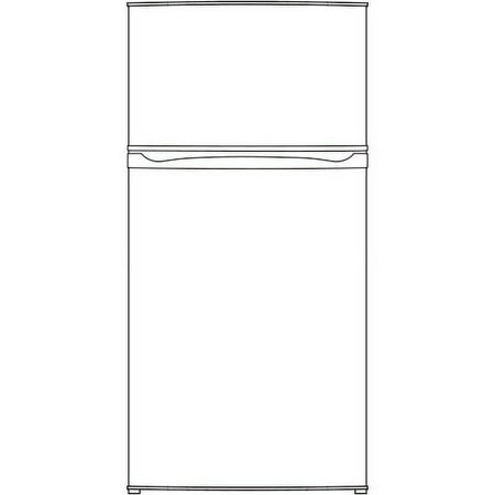 GE - 11.6 Cu. Ft. Top-Freezer Refrigerator - Stainless steel