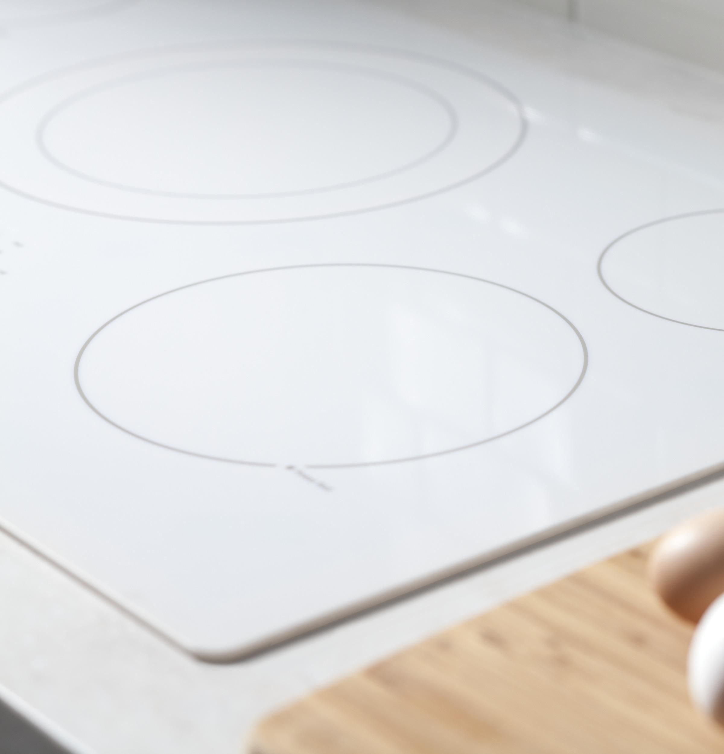 GE® 36" Built-In Knob Control Electric Cooktop, Model JP3036TLWW, Color White
