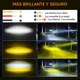 thumbnail image 2 of 2pcs Faros Auxiliares 3 Modos Doble Color Led Para Auto Moto, 2 of 8