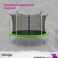 thumbnail image 3 of Trampolín Fuxion Sports  8 pies con malla de seguridad, 3 of 7