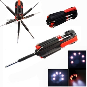 PEONAVET Multifunctional Screwdriver 2pcs Multifunctional Screwdriver Set, Shaped, 8-in-1 Screwdriver, Household Industrial, Multi-purpose Screwdriver