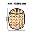 thumbnail image 3 of Pofeuu Thanksgiving Turkeys Print Silicone Pot Mat Mitten With Hanging Loop Heat Resistant Oven Mitts Non-Slip Bbq Baking Smoking Potholders, 3 of 7