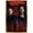 Gold Framed Version, variant on Supernatural - Red Wall Poster with Wooden Magnetic Frame, 22.375" x 34"